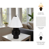Shayrun Black/White Lamp