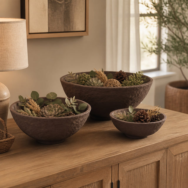 Beckley Brown Bowls (Set of 3)