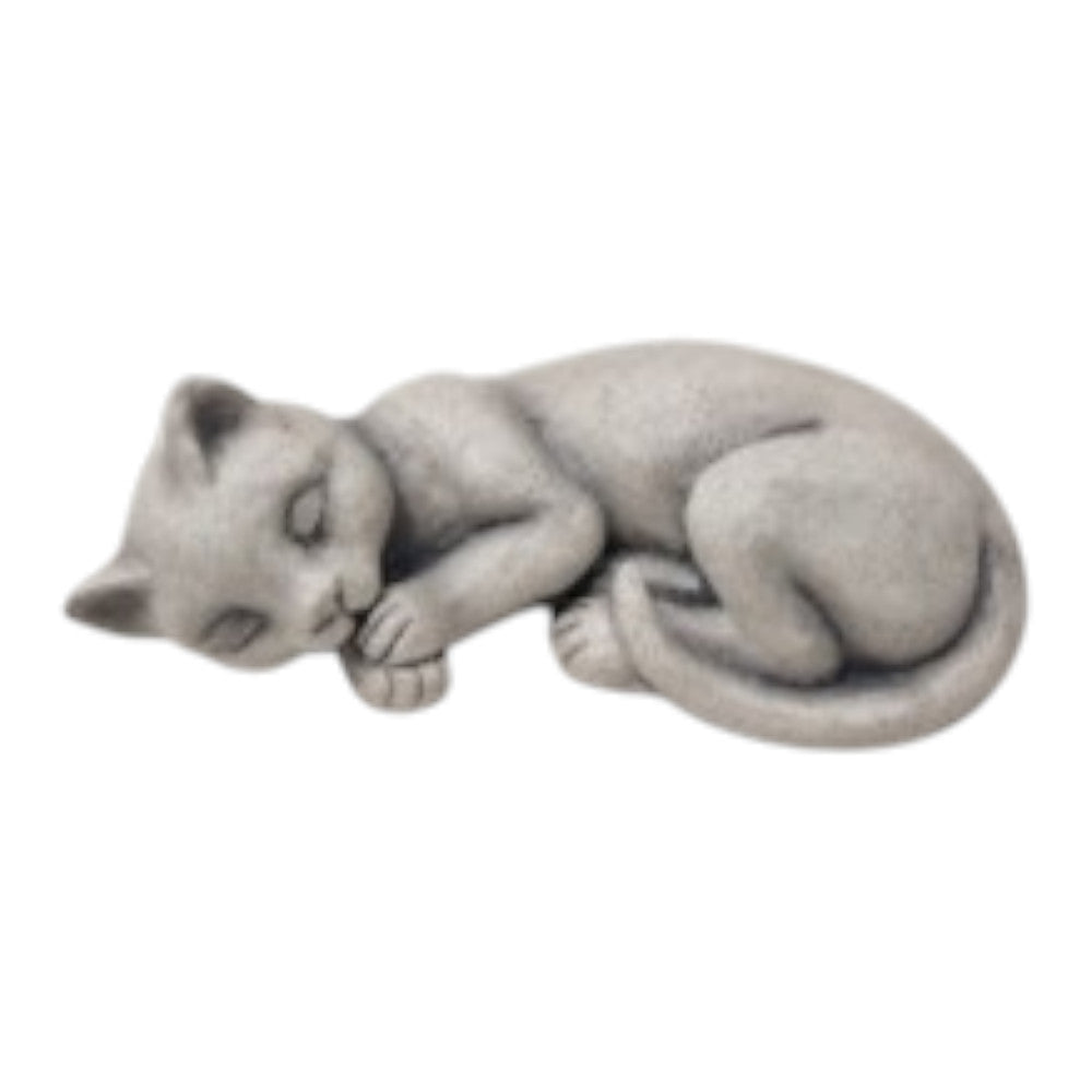 Higby Tan Resin Sleeping Cat