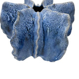 La Mesa Blue Reactive Glaze Urchin Vase