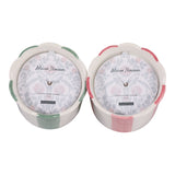 Sun City Multicolor Coconut Goji Orange Stripe Candles (Set of 2)