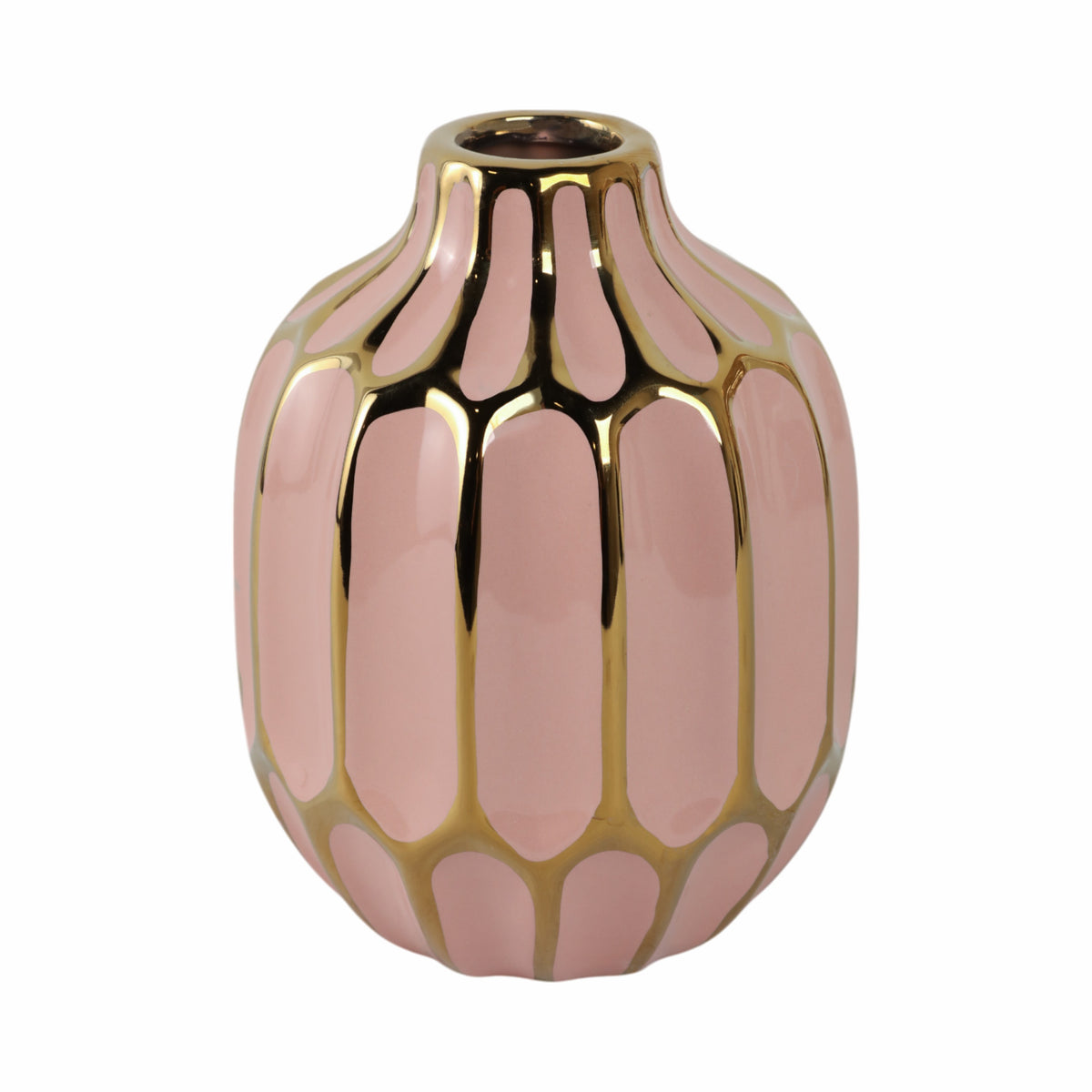 Calvinham Pink/Gold Vase