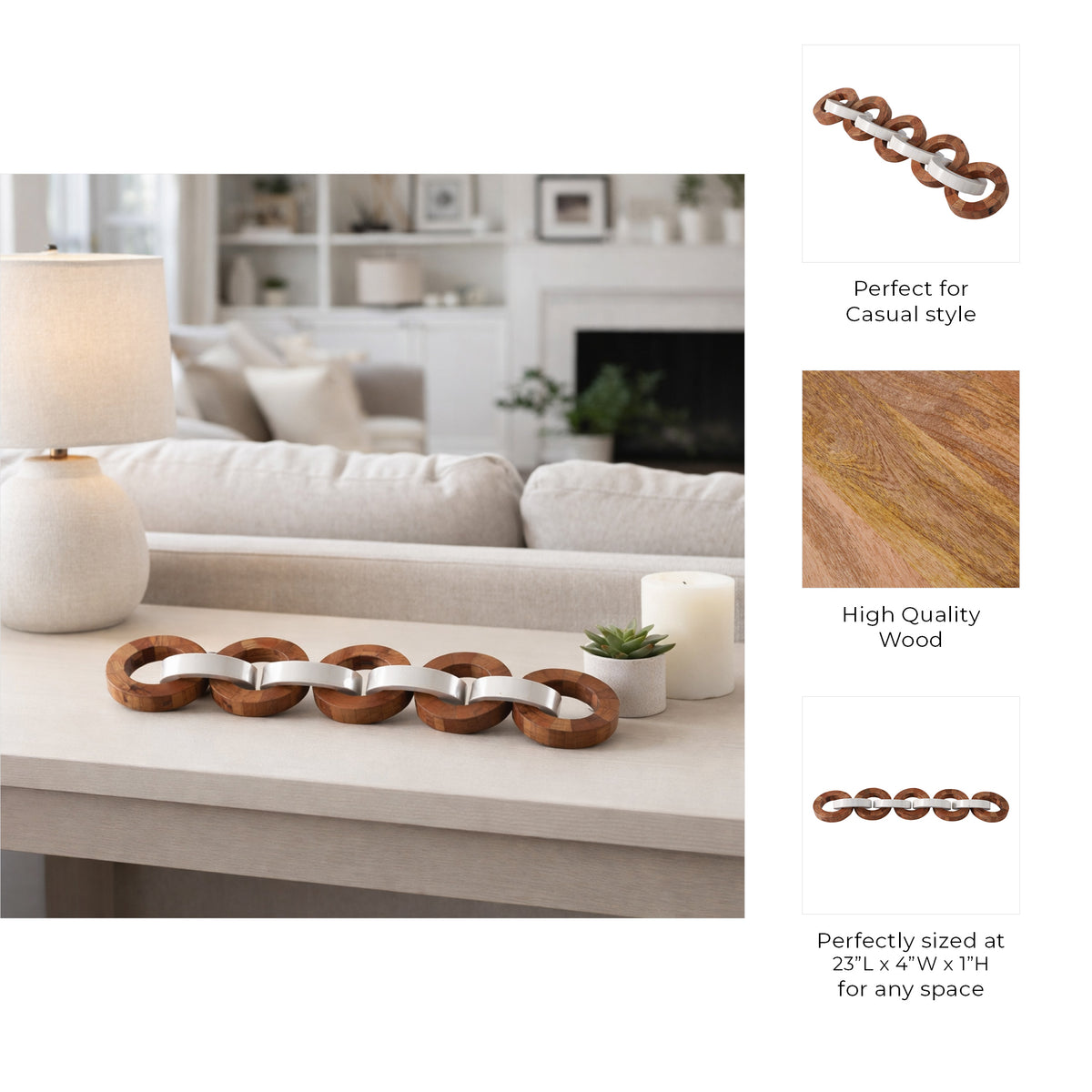 Waylandlake Brown/White Decor