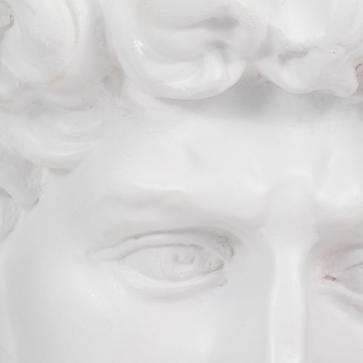 Clair White Resin Greek God Head