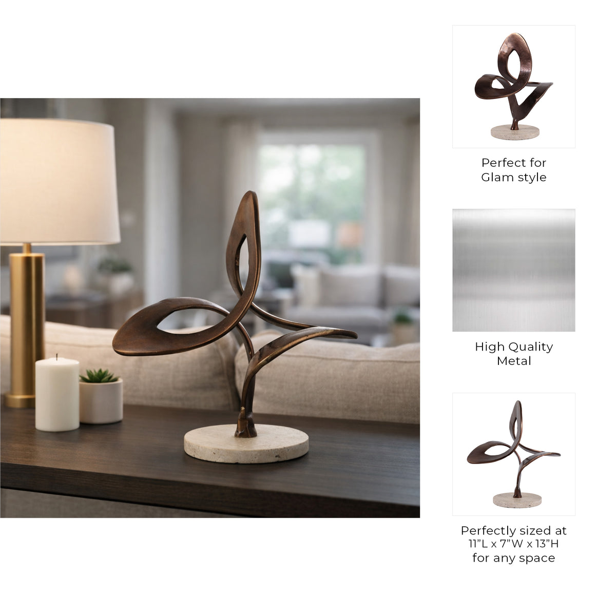 Granleyvale Bronze/Ivory Decor