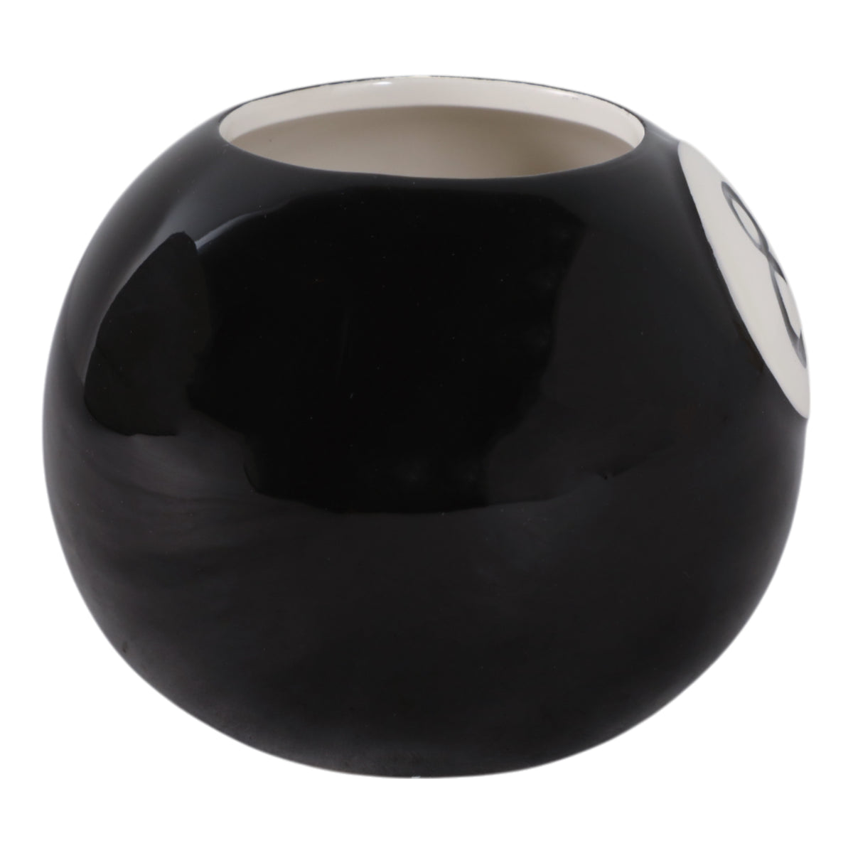 Visalia Black/White 8-Ball Pencil Cup