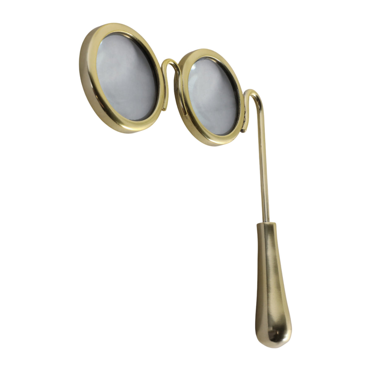 Campbell Gold/Clear Glasses Magnifying Glass