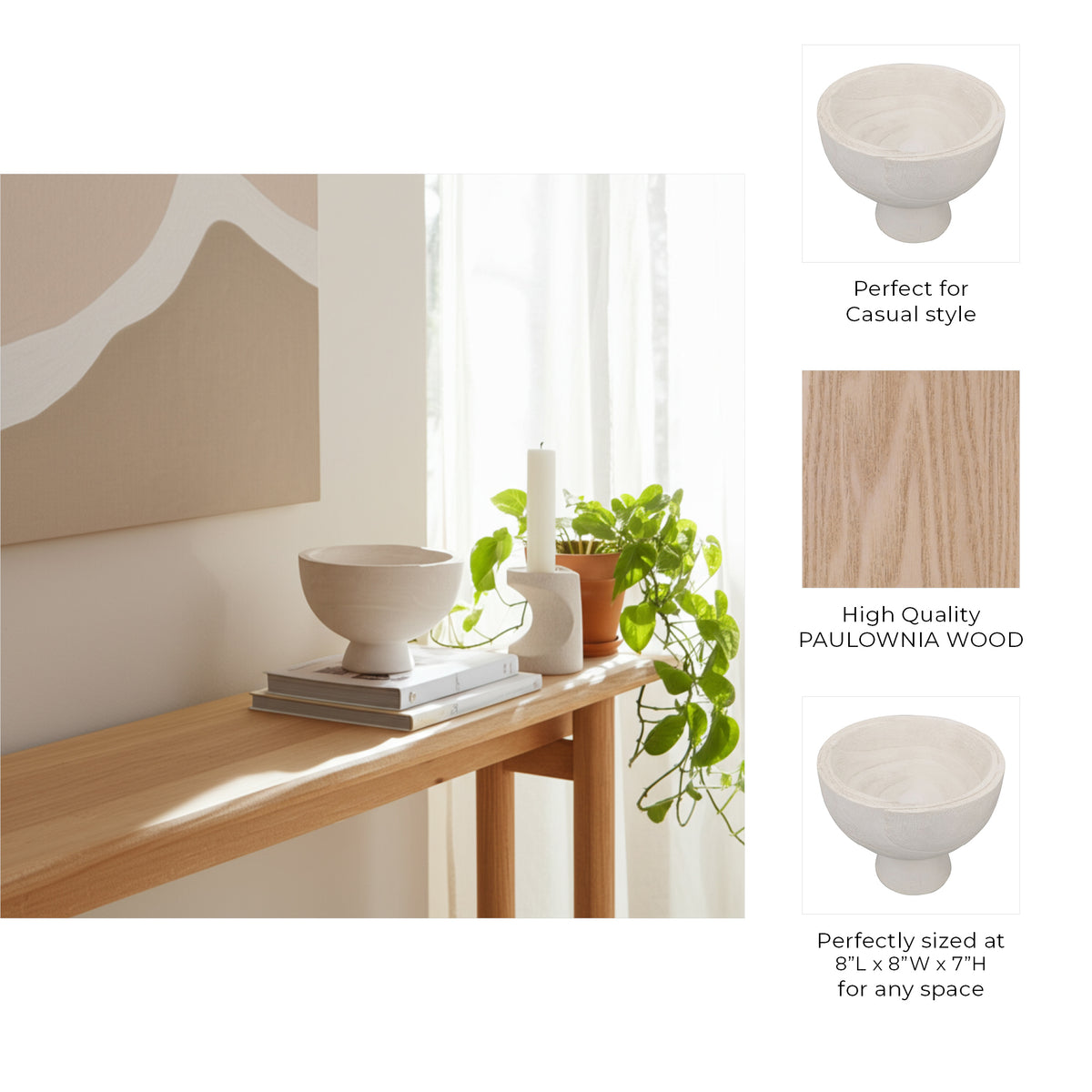 Carlinmore White Bowl