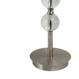 El Nido Silver/White Crystal Table Lamps (Set of 2)