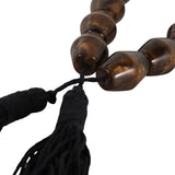 Calflax Bronze/Brown Long Bicone Bead Garland