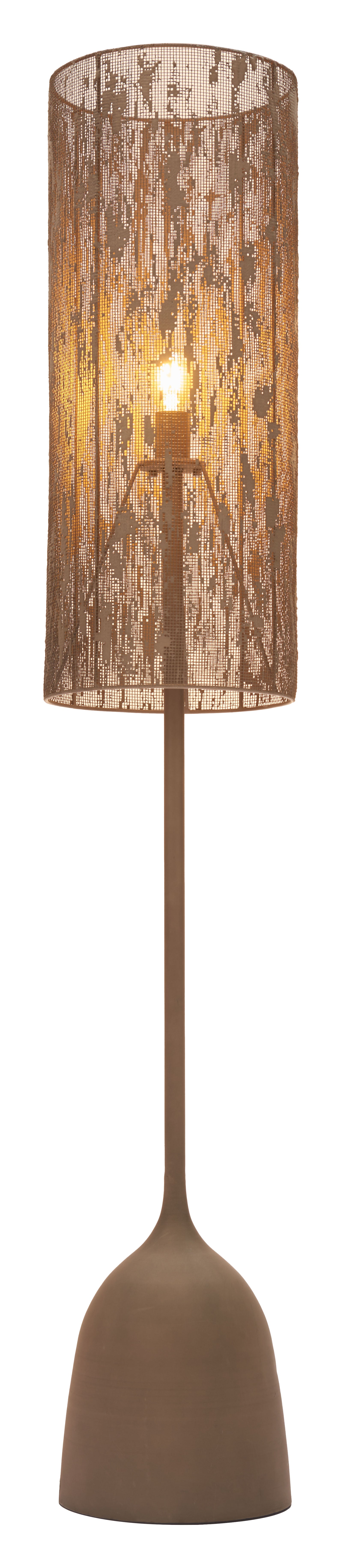 Buff Taupe Floor Lamp