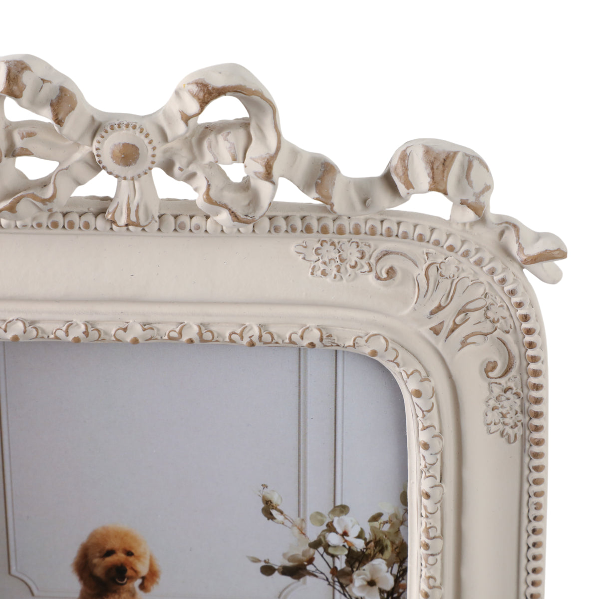 Stoil Ivory 5x7 Resin Shabby Chic Photo Frame