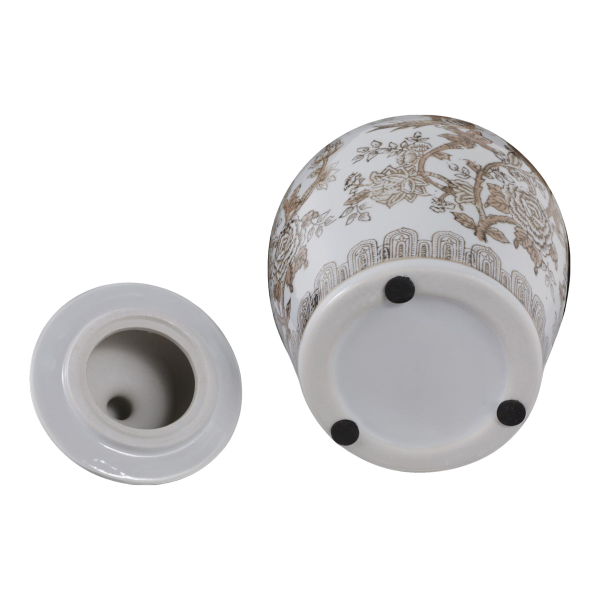 Dougalton Brown/White Chinoiserie