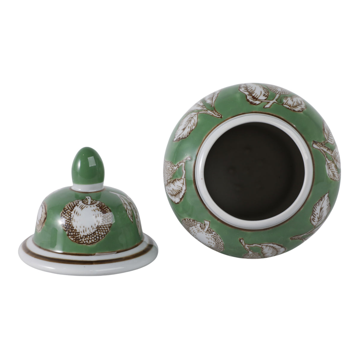 Jakeview Green/Brown/White Small Chinoiserie