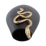 Lucashaven Black/Gold Large Vase