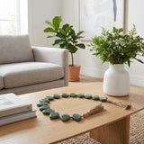 Herndon Green Oblong Resin Garland