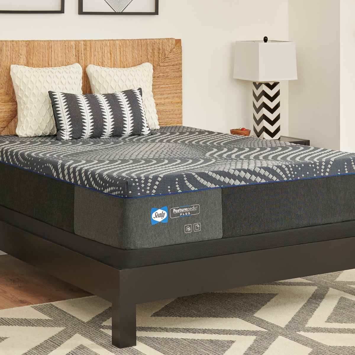 Sealy® Posturepedic® Plus Albany Gel Memory Foam Firm Mattress - Ornate Home