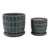 Leonaham Blue Planters (Set of 2)