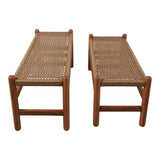 Ramonaton Tan/Brown Benches (Set of 2)