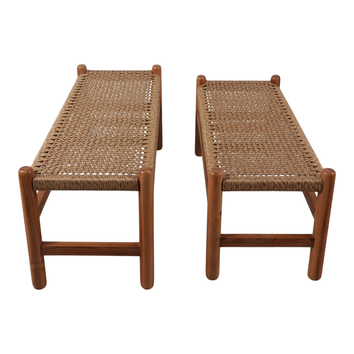 Ramonaton Tan/Brown Benches (Set of 2)