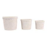 Tateside White Planters (Set of 3)