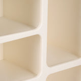 Avery Place White Rectangle Rough Finish Wall Shelf