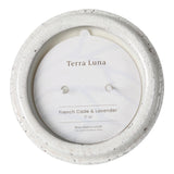 Lakehead White Crackle French Cade and Lavender Candle