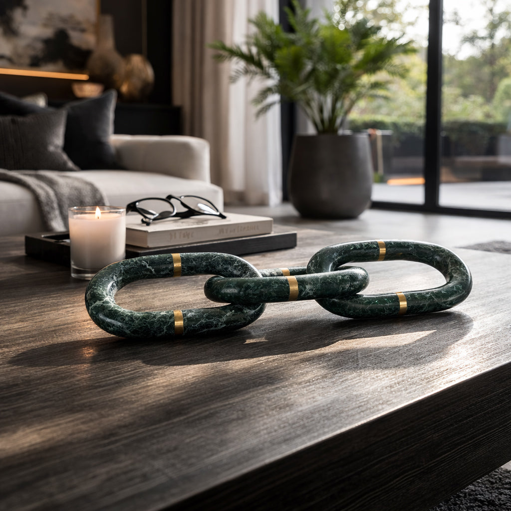 Beldengate Green/Gold Decor