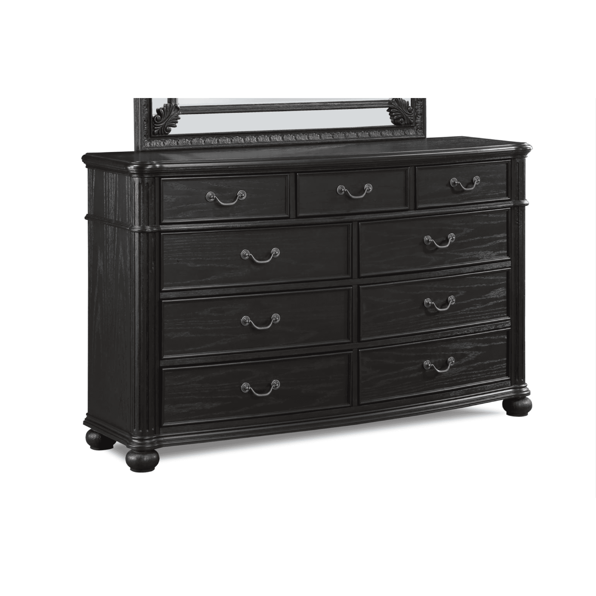 Kingsbury Black Dresser - Ornate Home