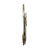 Cromir Gold Metal Fan Loops Mirrored Wall Decor