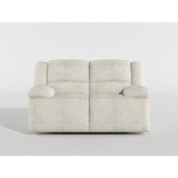 Caliber Beige Power Double Reclining Loveseat