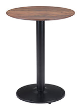 Alto Brown & Black Bistro Table