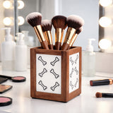 Carlinway Ivory/Brown Pencil Cup