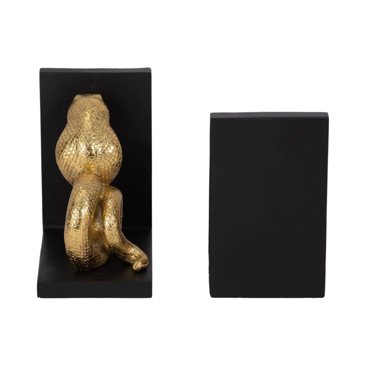 Pageholm Black/Gold Bookends (Set of 2)