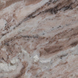 Ultra Tan/Gray Marble Tray with Aluminum Handles