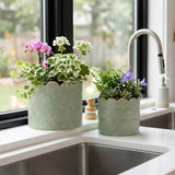 Morganwind Sage Green Arch Planters (Set of 2)