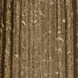 Rendalia Gold Small Metal Ribbed Floor Vase