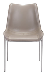 Magnus Brown & Silver Dining Chair (Set of 2)