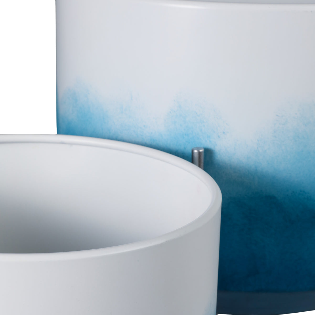 Nicoleham Blue/White/Black Planters (Set of 2)