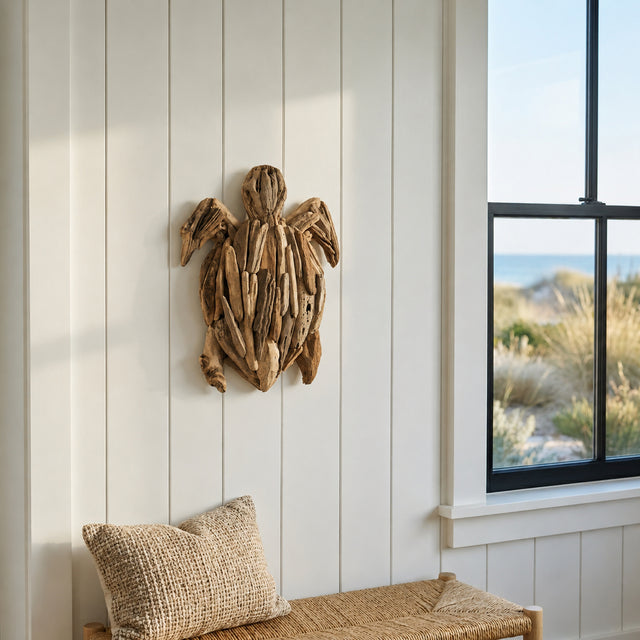 Zanerose Natural Driftwood Turtle Decor