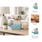 Miaview Blue/White/Tan Decor
