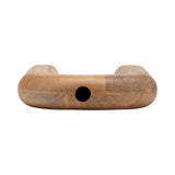 Cisco Grove Brown Wood Horseshoe Vase - 17559-02