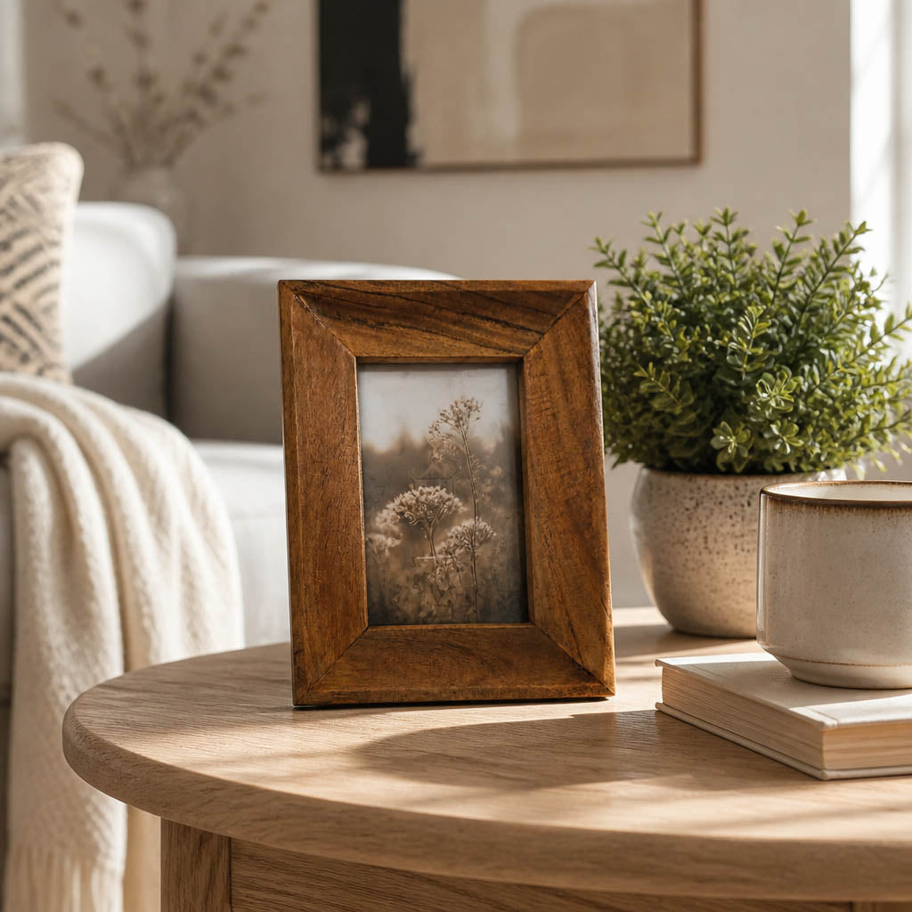 Big Valley Brown Small Classic Acacia Wood Frame