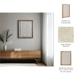 Bandini White/Brown Geo Modern Paper Mache Wall Art