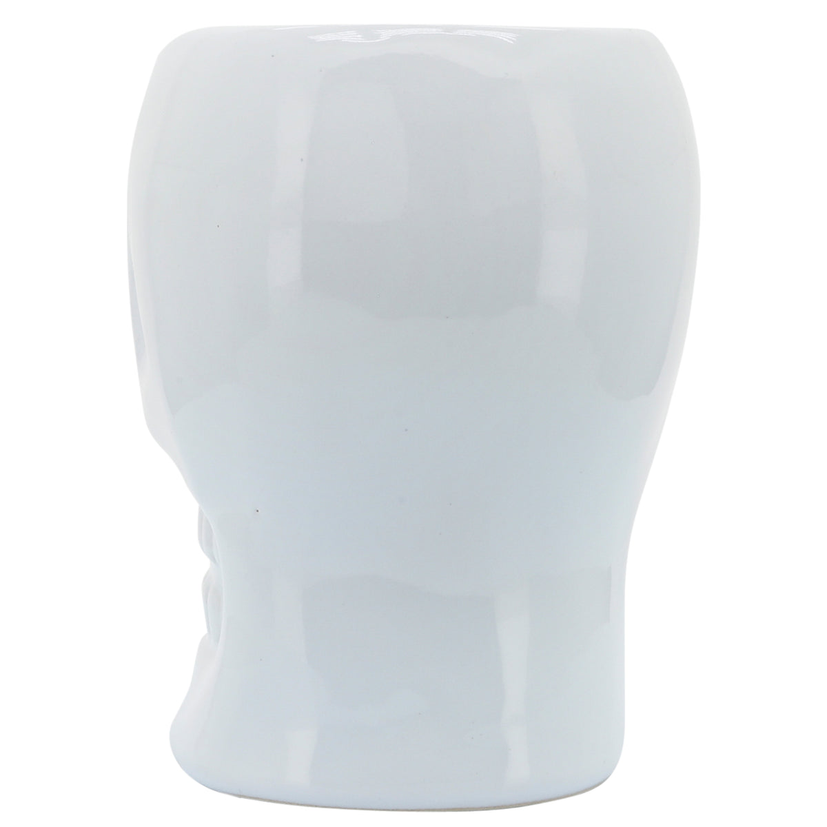 Kathryn White Large Ceramic Skull Vase