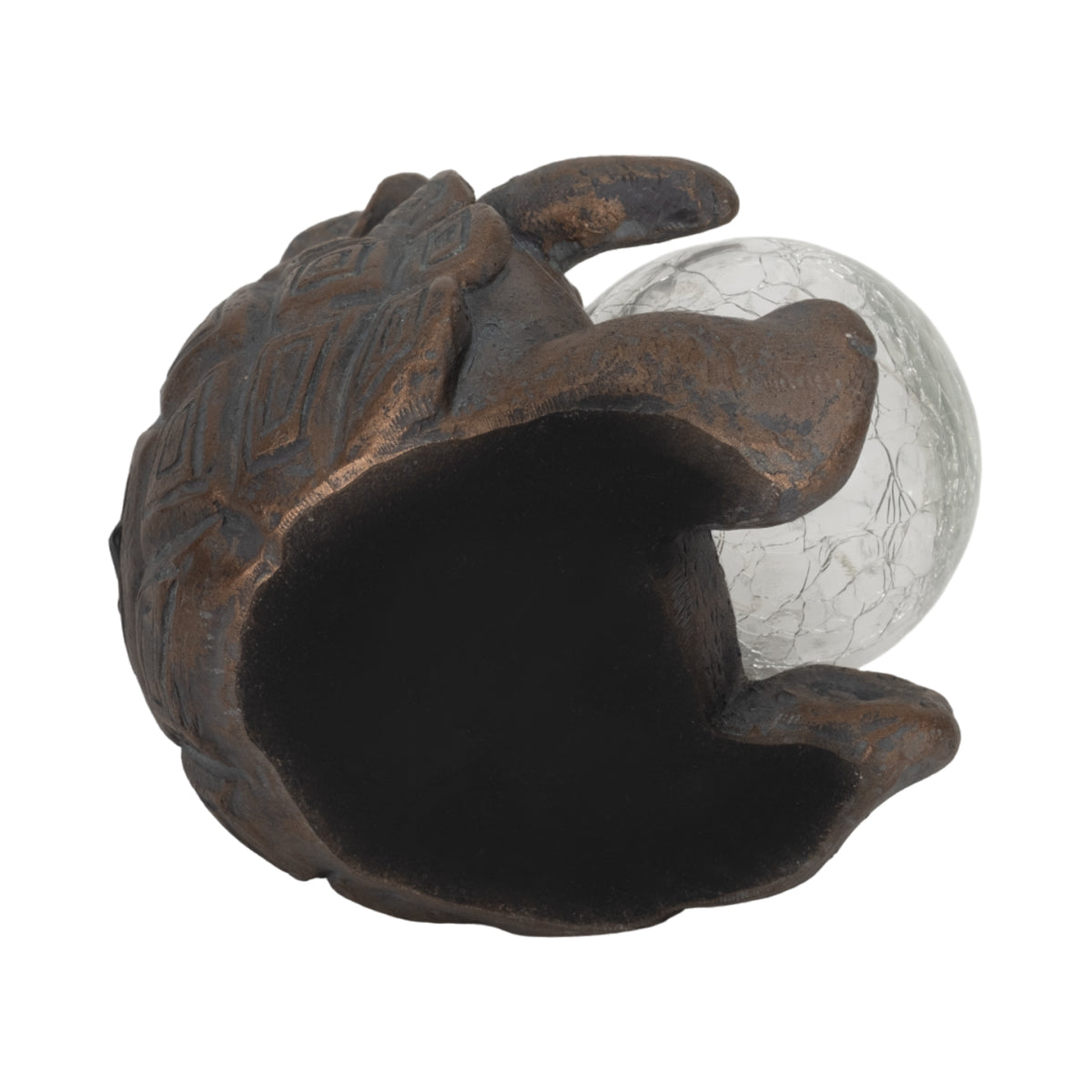 Orangetree Antique Copper Turtle Solar Orb