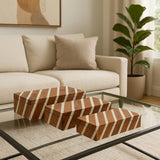 Harveywell Brown/Ivory Boxes (Set of 3)