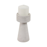 Carlin White Small Candle Holder