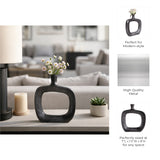 Brewerbrook Black/Silver Vase