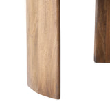 Mecca Brown Hexagon Travertine Coffee Table